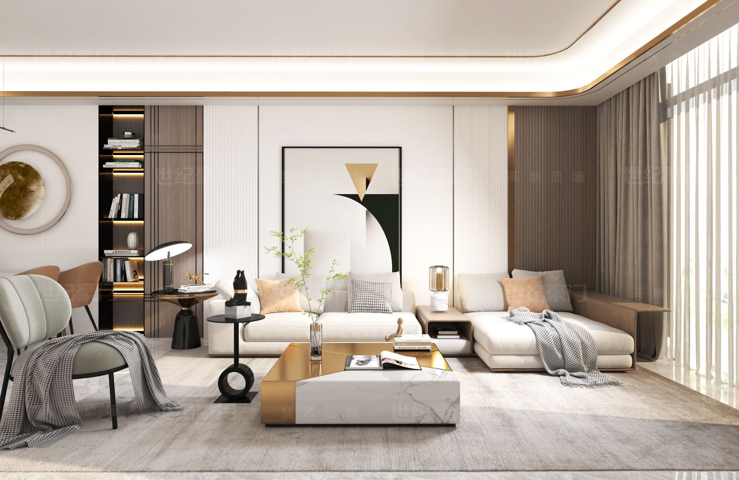 長(zhǎng)城板-2時(shí)尚白，拉絲直木，HM—U10，8.8公分青銅金金屬裝飾框.jpg